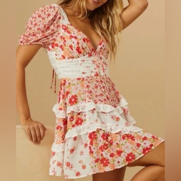 Altar'd State Dresses & Skirts - Altar’d State Aderny Floral Mini Dress. NWT. Size M.